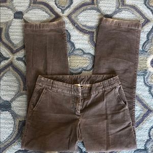 JCrew City Fit gray corduroy pants